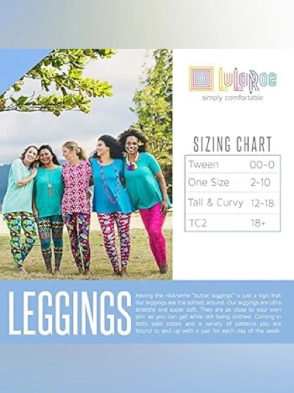 Bundle of 5 LuLaRoe One Size Leggings- Brand New